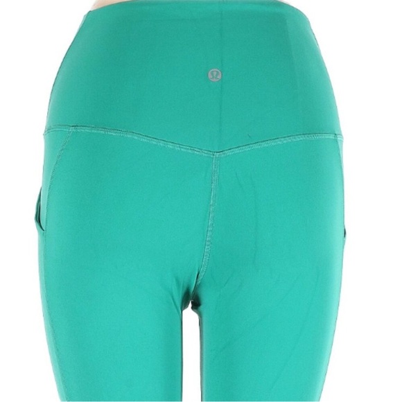 Lululemon High-Rise Pant with Pockets 25" Maldives Green size 4 - Picture 4 of 5